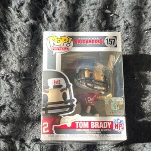 Funko Pop! NFL Buccaneers Figure with Red and Black Helmet